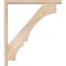 Ekena Millwork Balboa Block Smooth Bracket w/ Offset Brace, Douglas Fir, 3 1/2"W x 28"D x 32"H BKT0402X28X32BOA05SDF - alternate 4